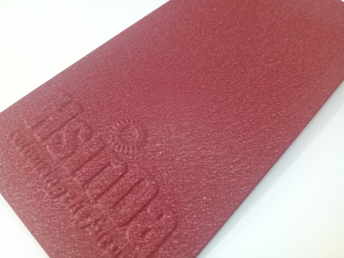 Red Sand Grain Textured Powder Coat Epoxy Polyester Resin Solid Hybrid