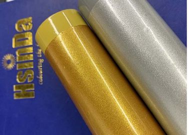 Hsinda Bonding Silver Gold High Gloss Powder Coat Paint For Metal Furniture