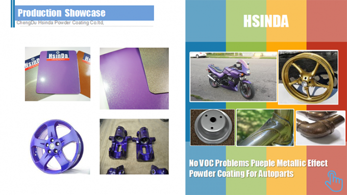 Custom Ral Color Candy Powder Coat , Powder Coat Candy Colors For All Metal