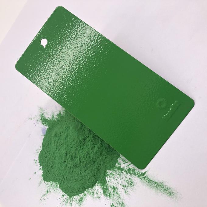 Green Wrinkle Texture Grain Thermoset Powder Coating Paint For Metal Furniture