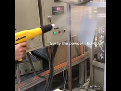 how to spray chrome powder coating