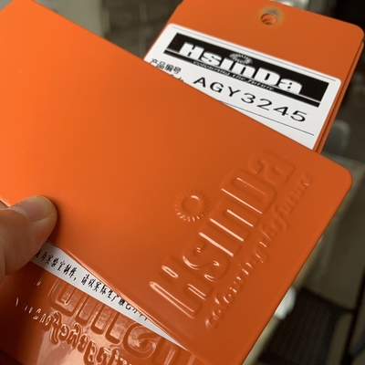 Epoxy Polyester Orange Color Electrostatic Powder Coating For Storage Rack