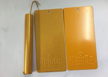 Hsinda Thermosetting Metallic Gold Powder Coat Bonding Electrostatic 8-10 M Coverage