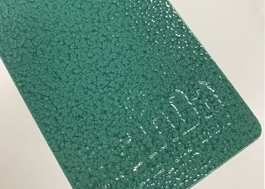 Green Hammer Texture Thermoset Metal Powder Coated Epoxy Polyester Paint