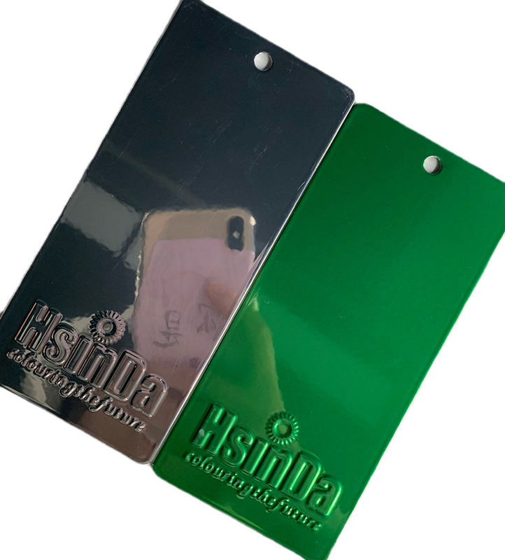 Illusion Color Super Chrome Dry Plating Green Electrostatic Powder Coating Spray Paint