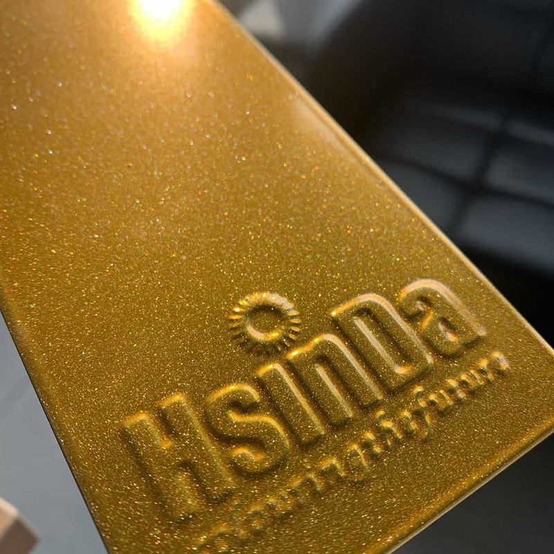 Chrome Gold Sparkle Metallic Electrostatic Powder Coating for Furniture  Boat Appliance Paint