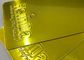 High Gloss Clear Thermoset Powder Coating Advanced Candy Yellow Gold Finish
