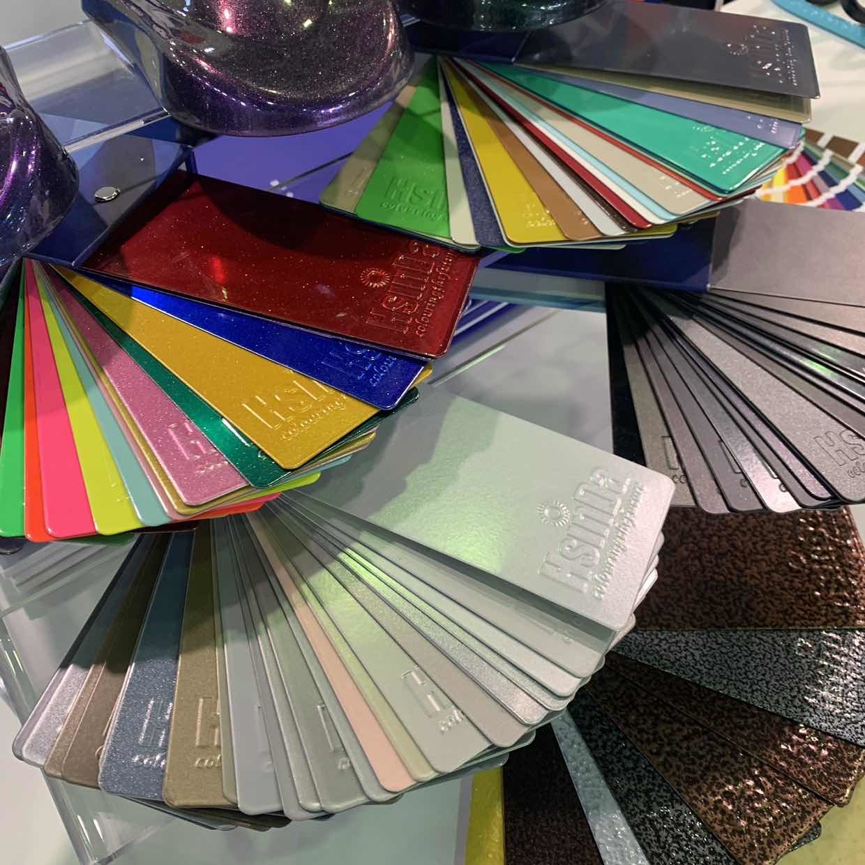 Thermosetting Epoxy Polyester Powder Coating , Ral Powder Coat For ...