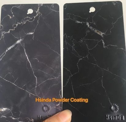 Scratch Resistant Marble Effect Powder Coating with Chemical Resistance and Salt Spray 500hr for Metal Surfaces