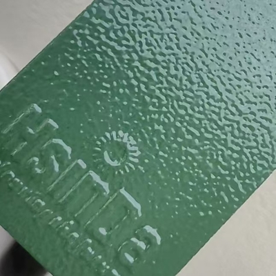 Highly Durable Wrinkle Green Powder Coating for Covering Defects and Inperfections