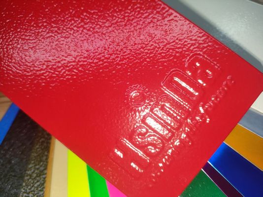 Heat Resistant High Saturation Red Wrinkle Powder Coating with Three-Dimensional Texture for Firefighting Equipment