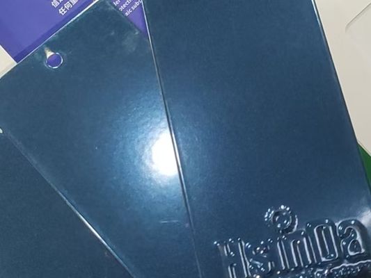 UV-Resistant Blue Metallic Powder Coating for Automotive Parts with Epoxy Polyester Finish