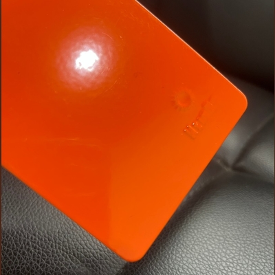 Orange Color Chemical Resistant Performance Electrostatic Powder Coating for Bicycle Sports Equipment