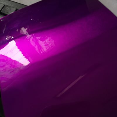 Candy Purple Chrome Effect Electrostatic Powder Coating with 50KG/cm Impact Resistance for Metal Surfaces