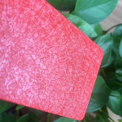Ral3020 Red Lizard Skin Alligator Finish Powder Coating with 1000hr Humidity Resistance for Industrial Metal
