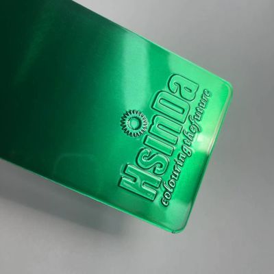 Candy Green Powder Coating with Electrostatic Spraying UV-Resistant and Easy Cleaning for Metal Surfaces