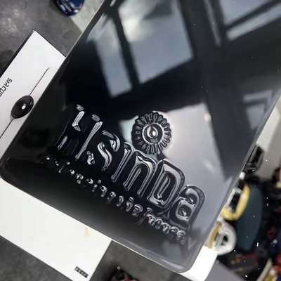 Epoxy Polyester Thermoset Powder Coating Smooth Surface Black Mirror Effect