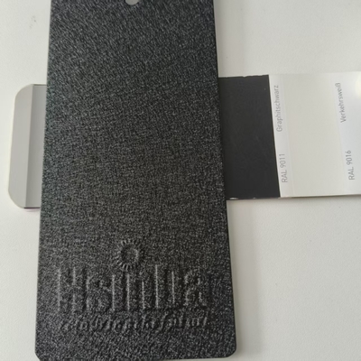 Weather-proof Leather Black finish Polyester Electrostatic Coating Powder for Outdoor Powder Coating
