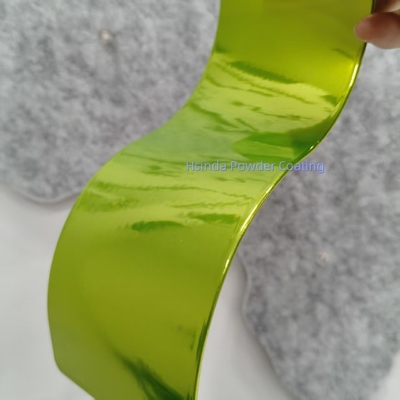 Golden Green Illusion Chrome Polyester Powder Coating Auto Paint for Eletrostaic Thermoset Powder Coating