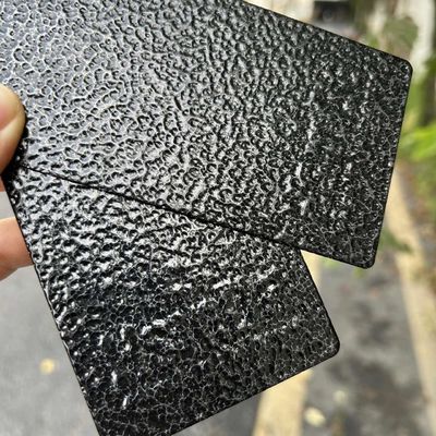 Silver Black Powder Coating with Hammer Texture for Electrostatic Spray Applications in Customization Color, Corrosion Resistant and UV-Resistant