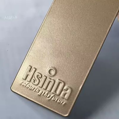 Champagne Brown Sparking Metallic Powder Coating Paint with Luxurious Effects for Elevators via Electrostatic Spraying