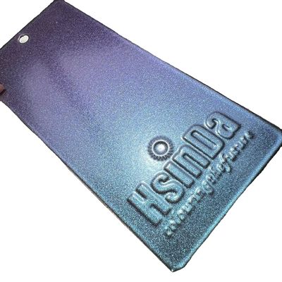 Color Changing Metallic Powder Coating with Electrostatic Spraying and Chemical Resistance
