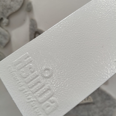 White Wrinkle Texture Polyester Powder Coating 60-80um for Metal