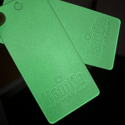 No Pollution Chrome Powder Coat , Smooth Texture Glow In The Dark Powder Coat