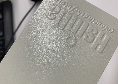 Electrostatic Solid Chrome Powder Coat Grey Fine Texture Powder Coating